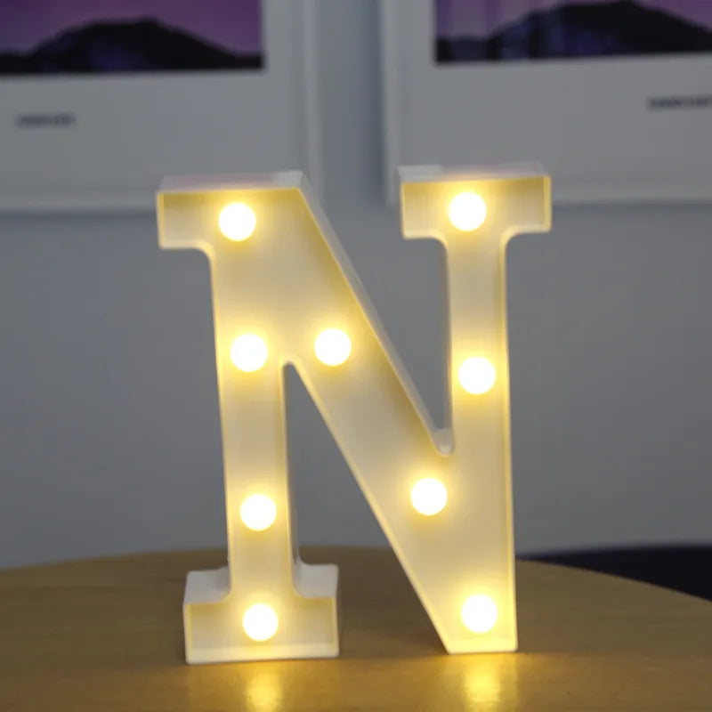 Alphabet Letter LED Lights
