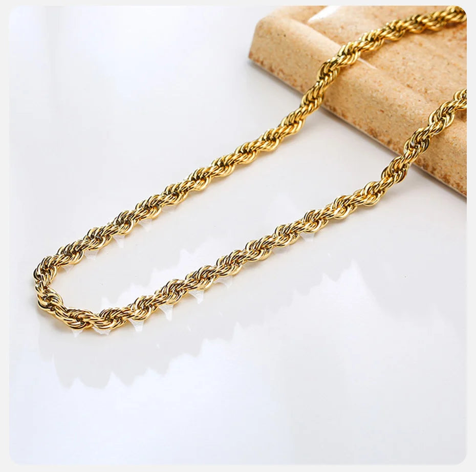 Gold Color Rope Chain