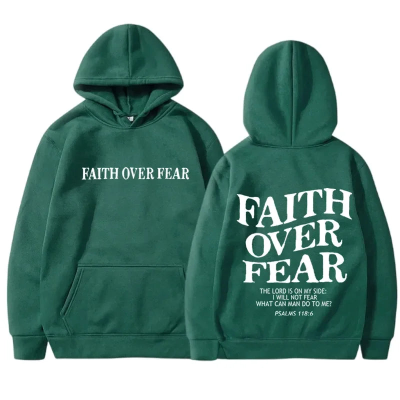 FAITH OVER FEAR Hoodies