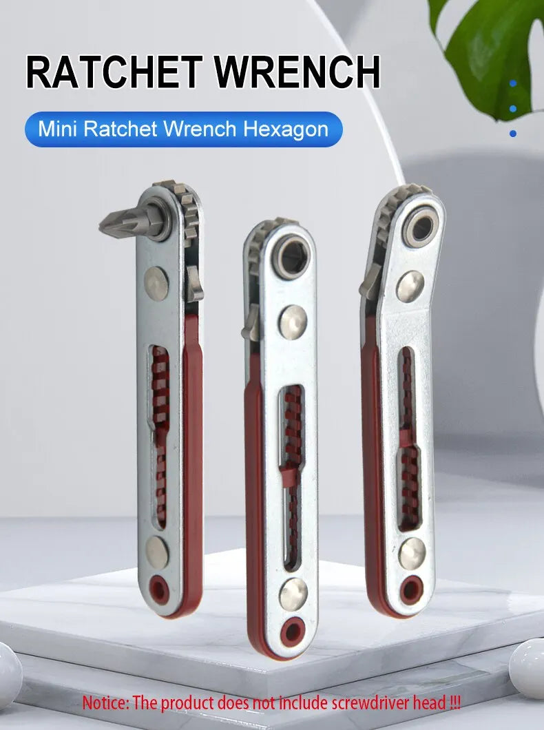 Multifunctional Bidirectional Ratchet Screwdriver