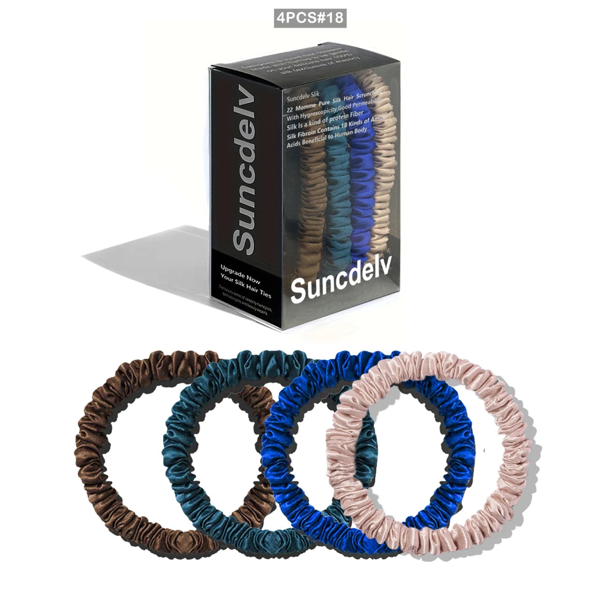 High Quality Hair Scrunchies 4PCS