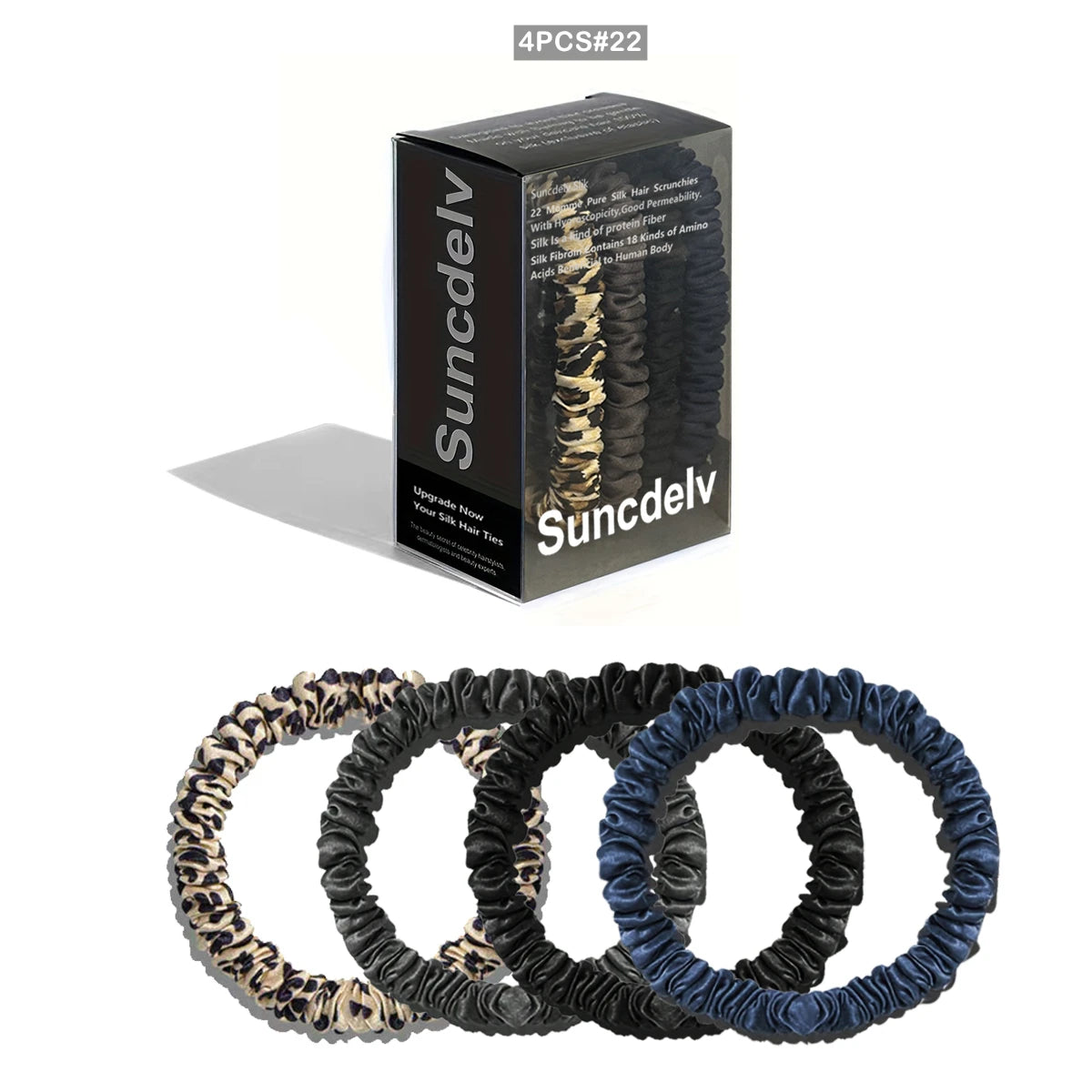 High Quality Hair Scrunchies 4PCS