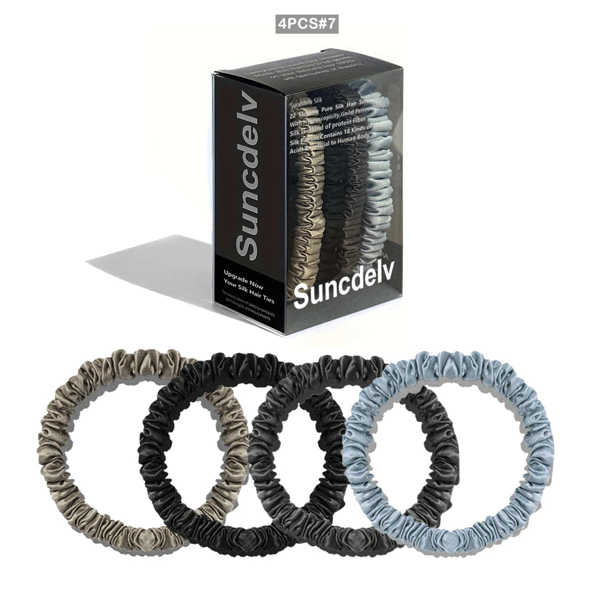 High Quality Hair Scrunchies 4PCS