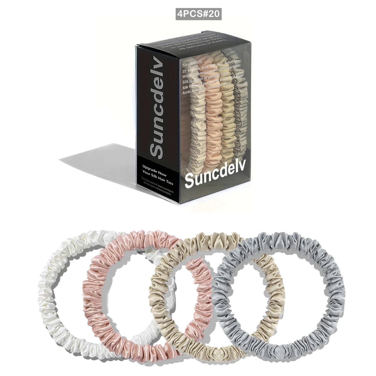 High Quality Hair Scrunchies 4PCS