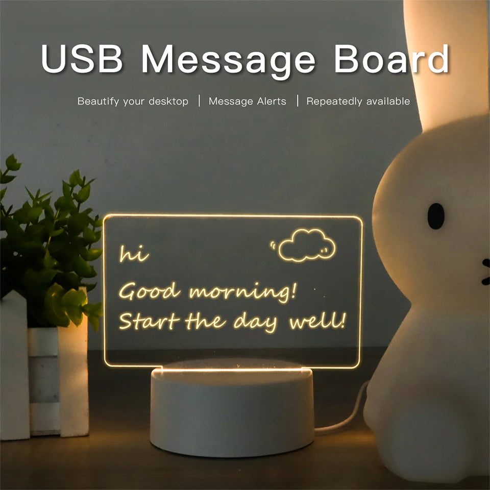 USB Message Board Creative Led Night Light