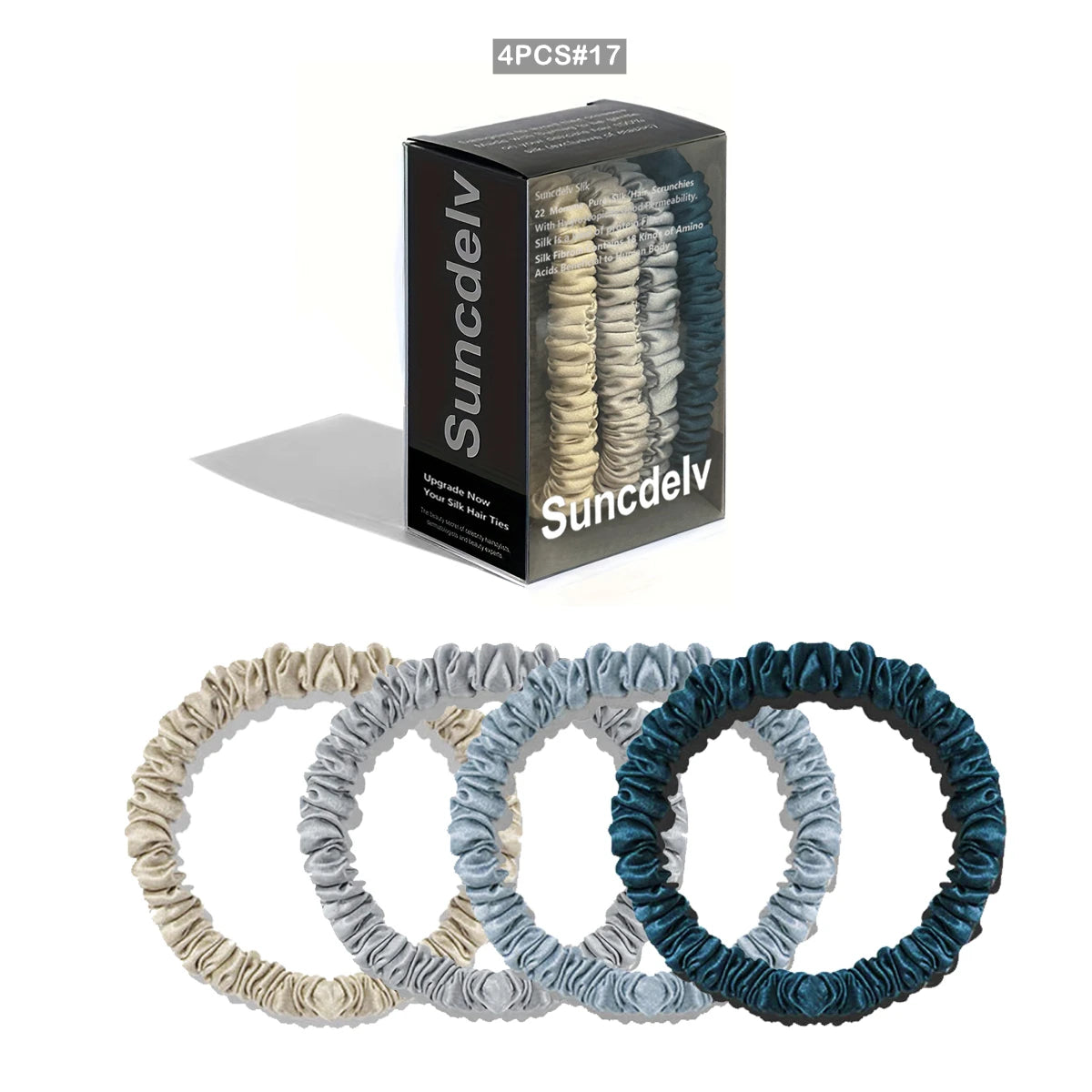 High Quality Hair Scrunchies 4PCS