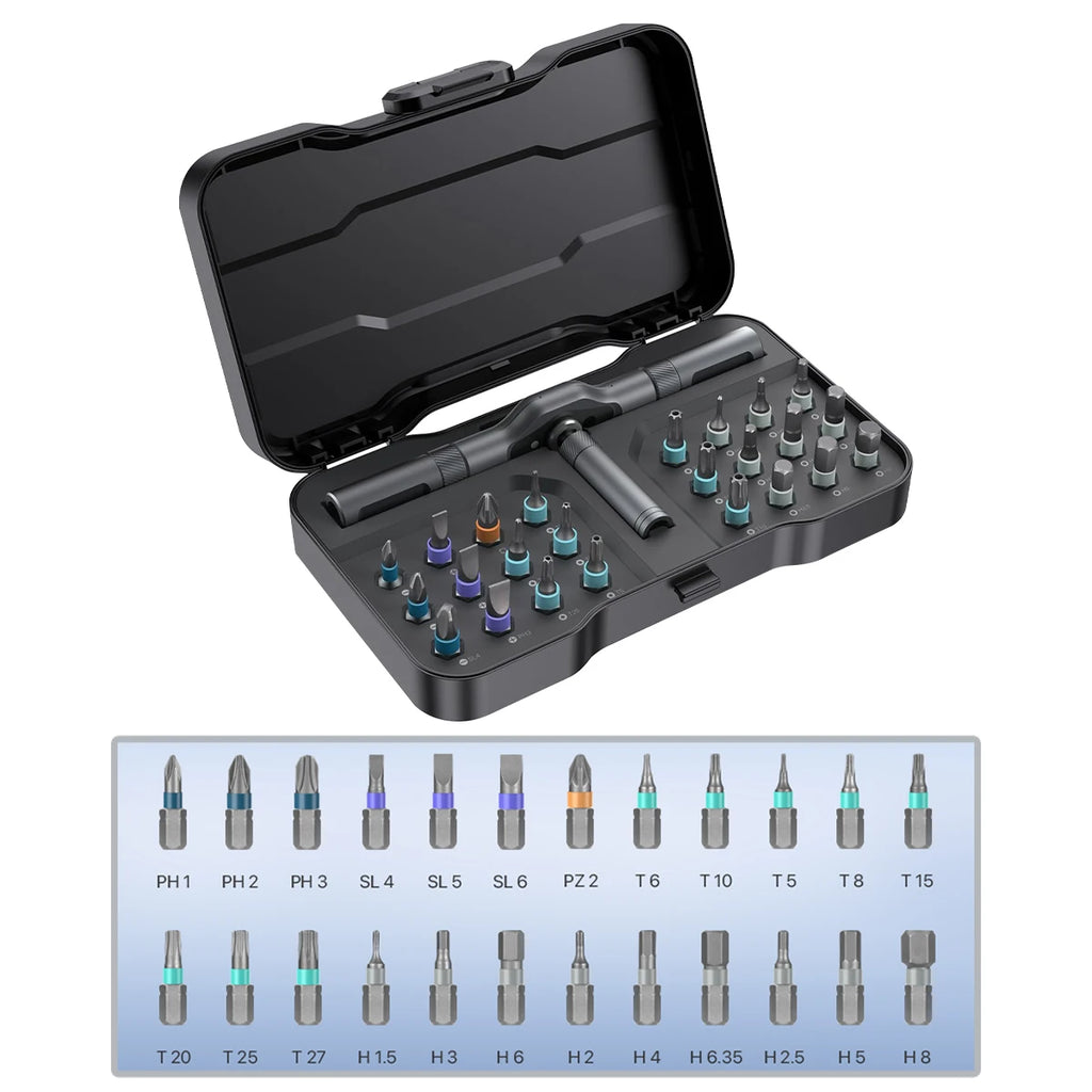 24in1 Multifunction Ratchet Screwdriver