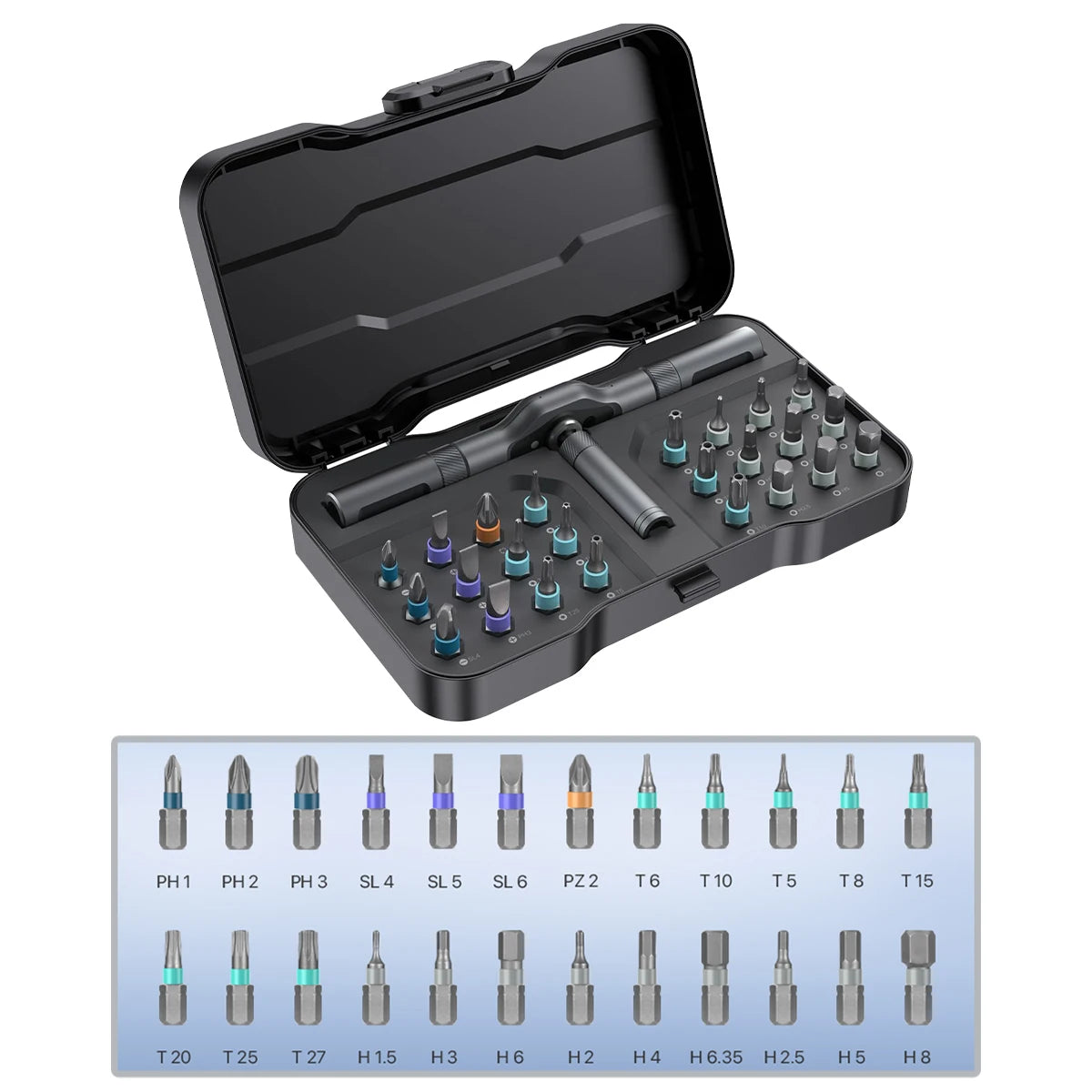 24in1 Multifunction Ratchet Screwdriver