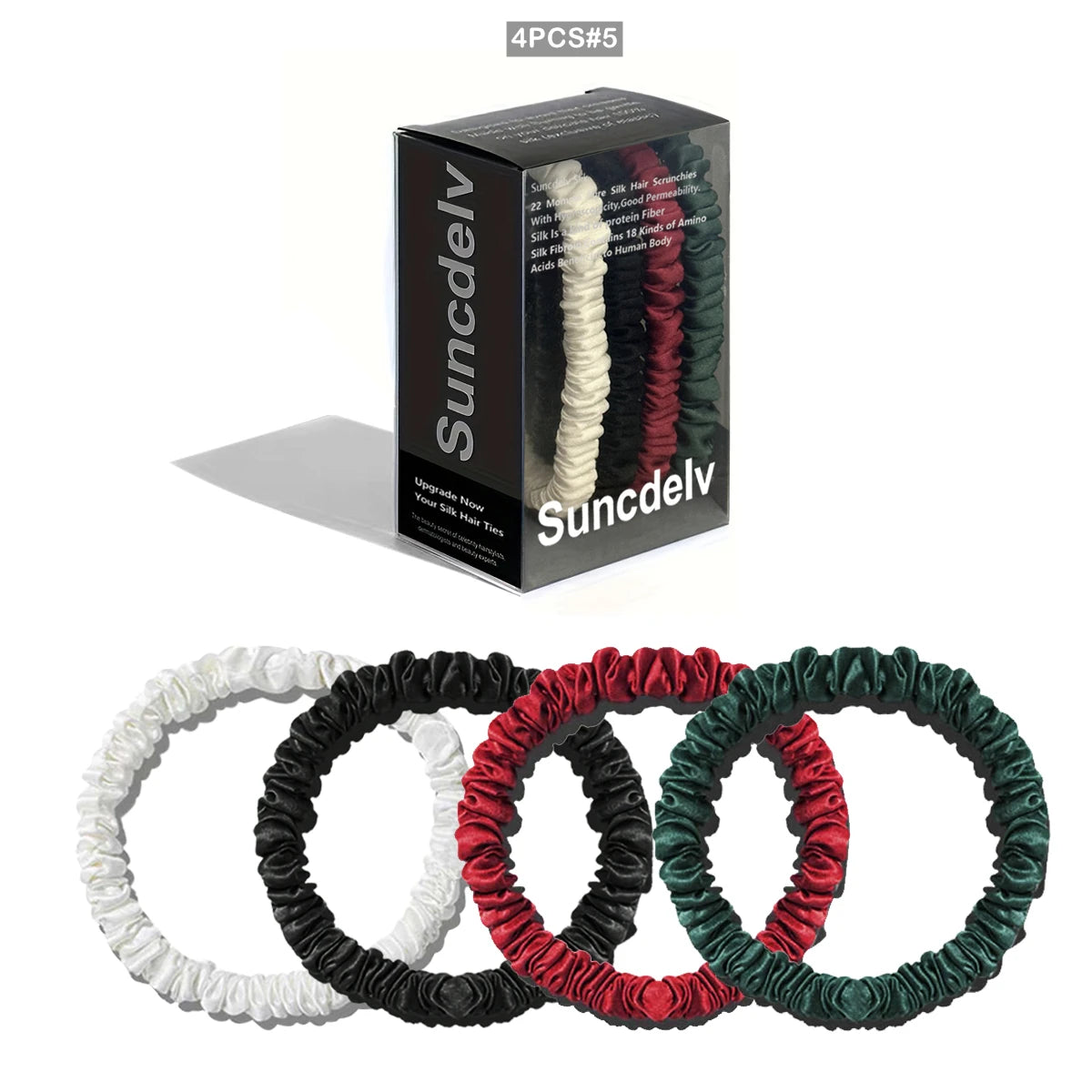 High Quality Hair Scrunchies 4PCS