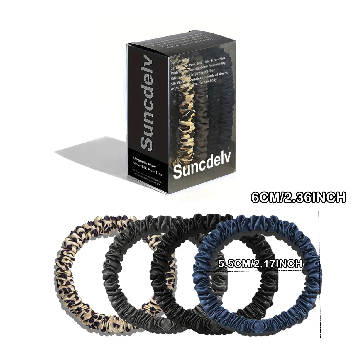 High Quality Hair Scrunchies 4PCS