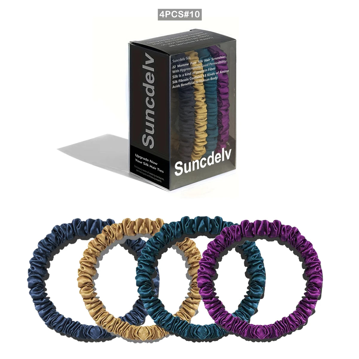 High Quality Hair Scrunchies 4PCS