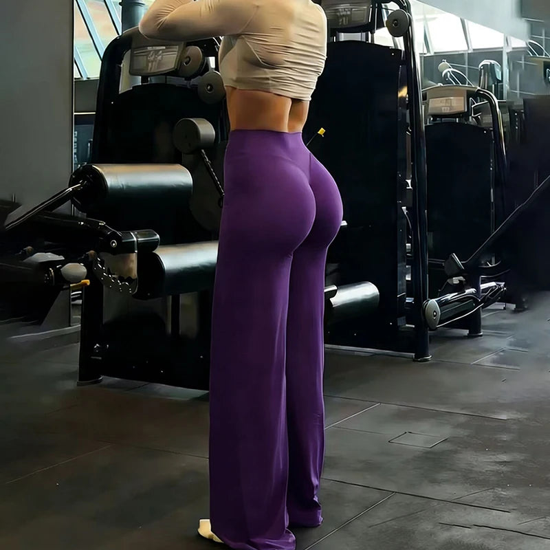 High Waisted Wide Leg Leggings Women