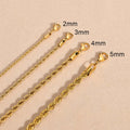 Gold Color Rope Chain