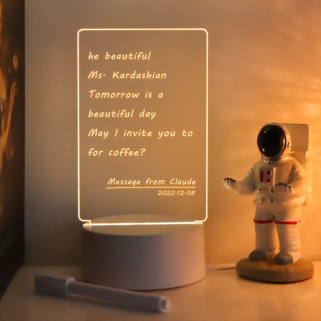 USB Message Board Creative Led Night Light