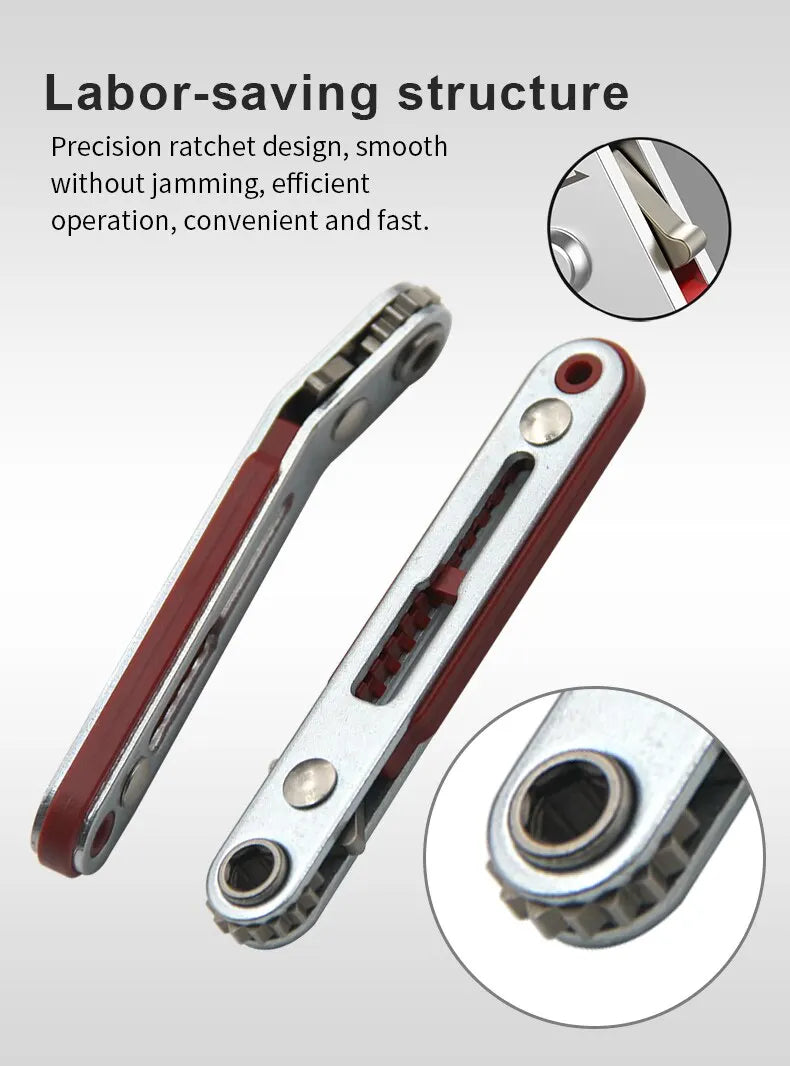 Multifunctional Bidirectional Ratchet Screwdriver