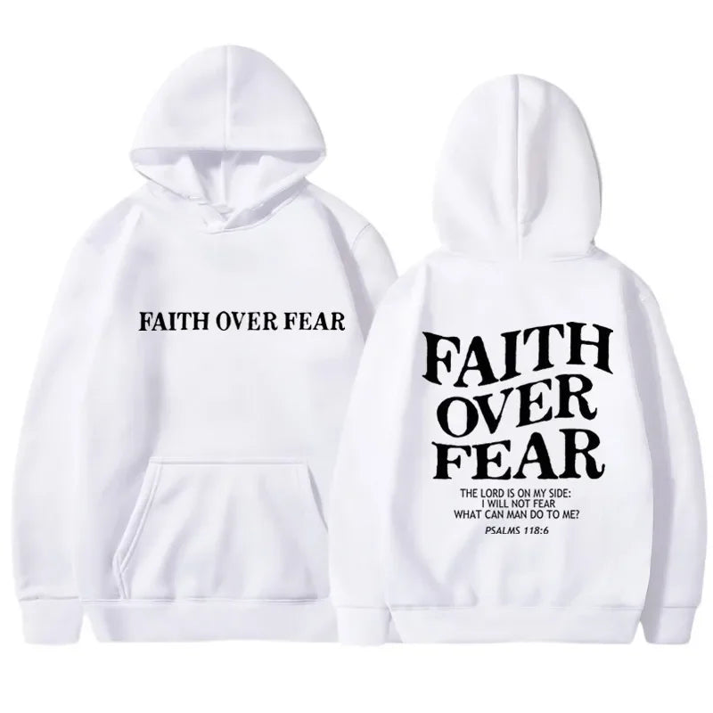 FAITH OVER FEAR Hoodies