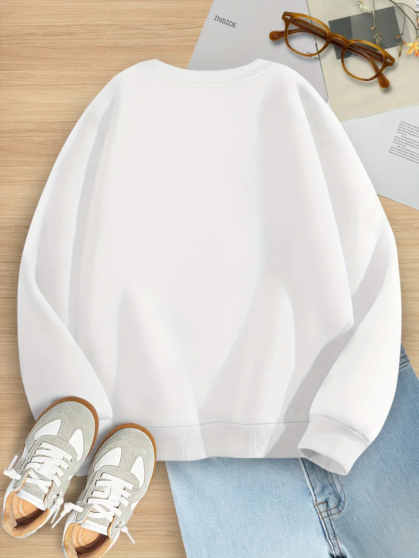 Happy Face Long Sleeve Sweatshirt