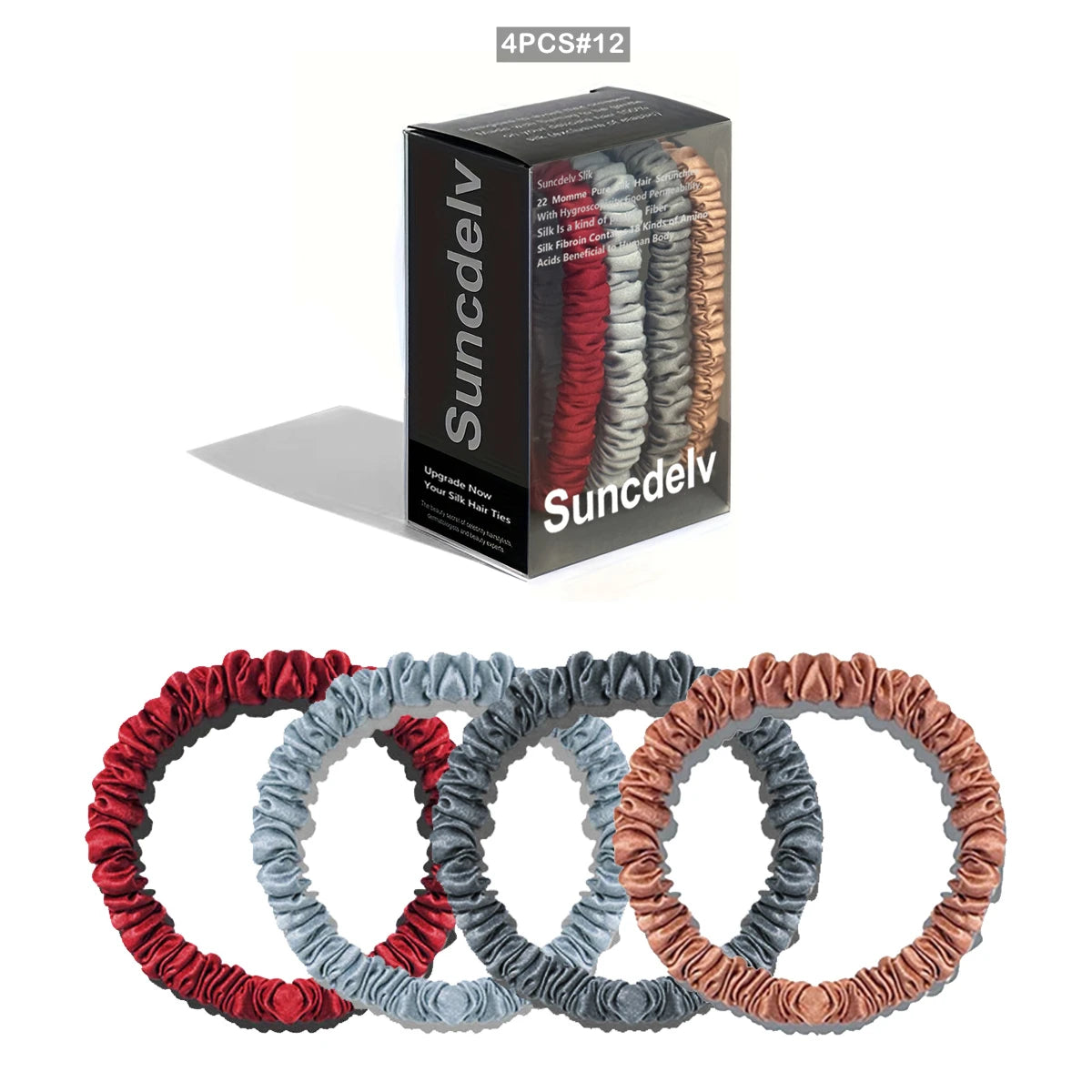 High Quality Hair Scrunchies 4PCS