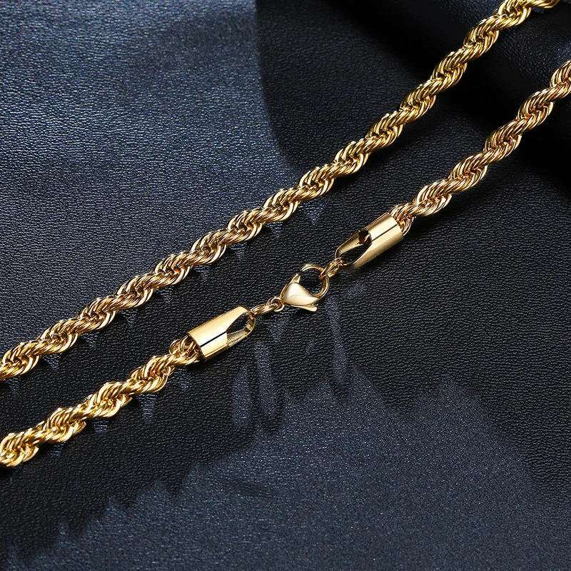 Gold Color Rope Chain