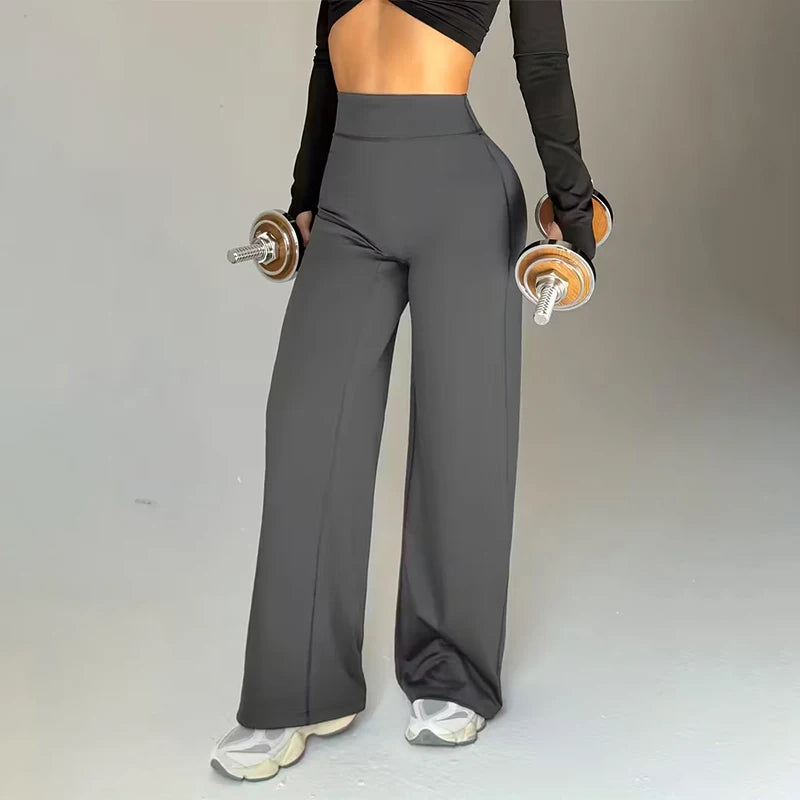 High Waisted Wide Leg Leggings Women