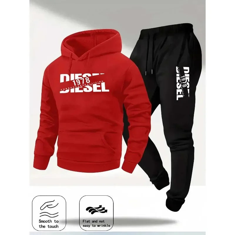 Diesel hooded sportswear and pants two in one