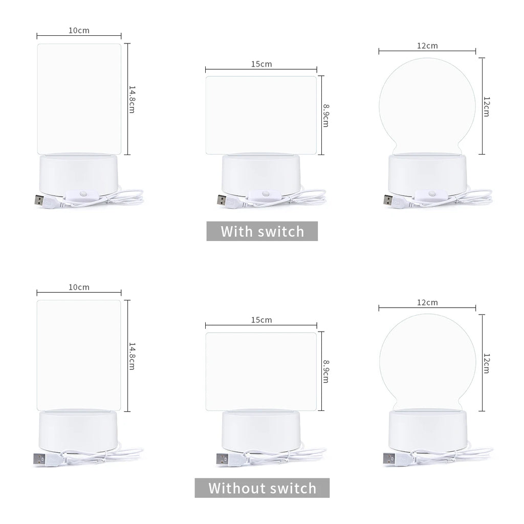 USB Message Board Creative Led Night Light