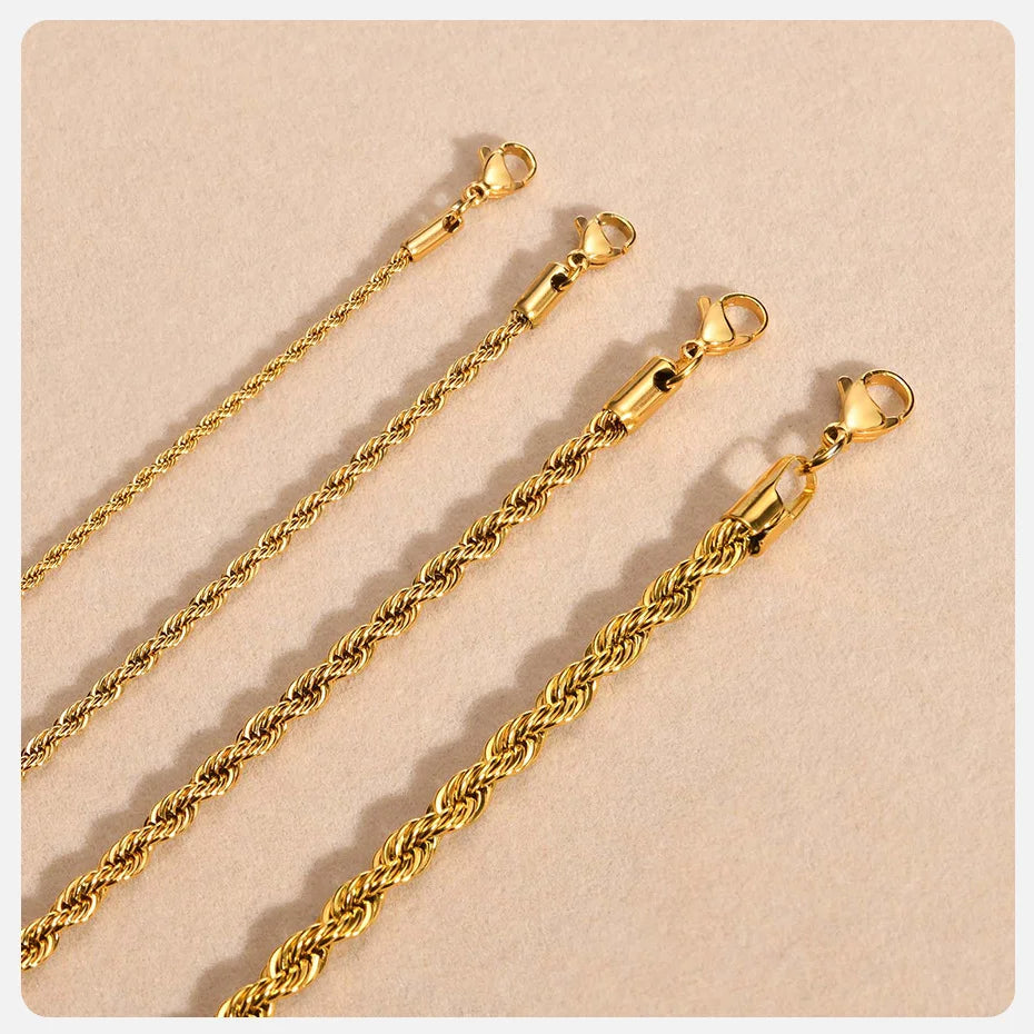 Gold Color Rope Chain