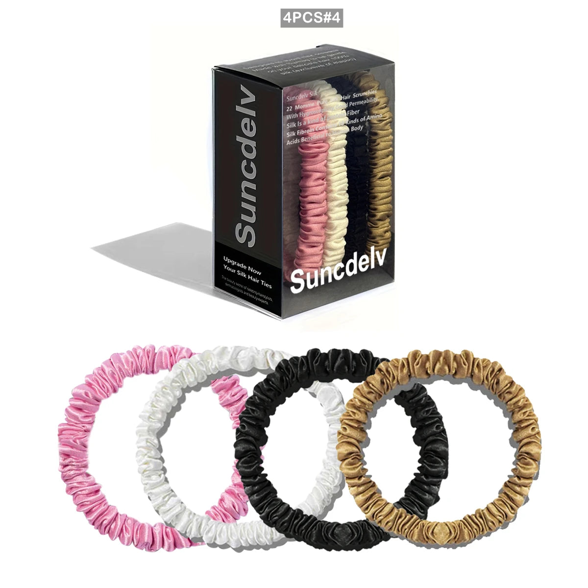 High Quality Hair Scrunchies 4PCS