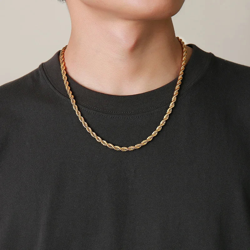 Gold Color Rope Chain