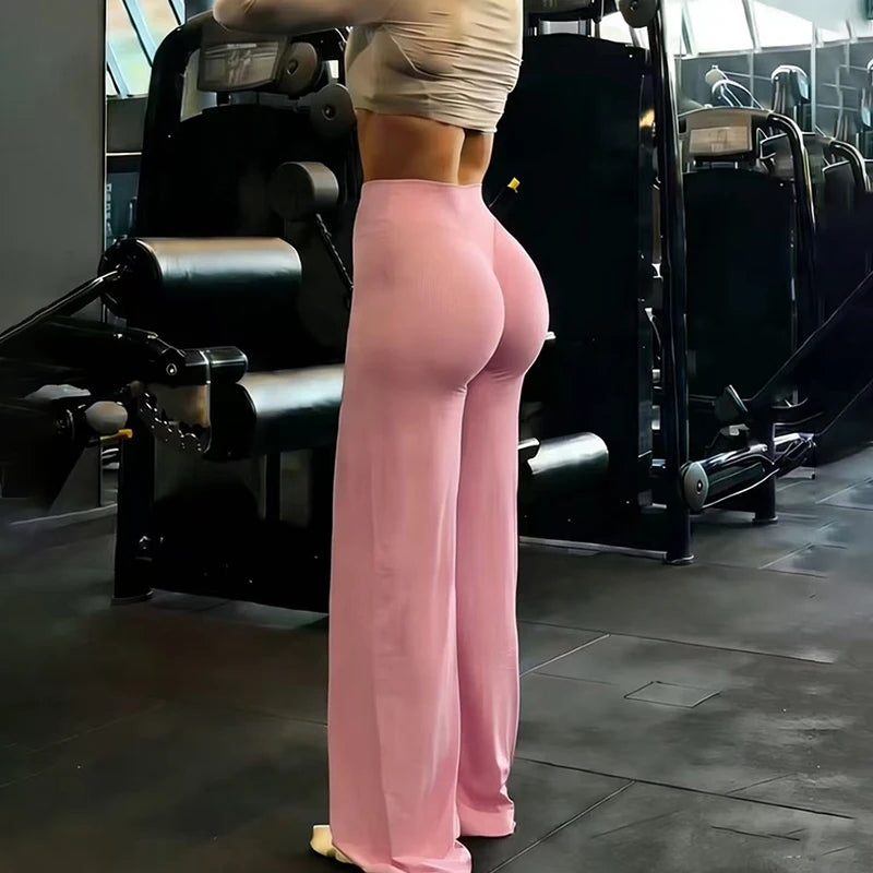 High Waisted Wide Leg Leggings Women
