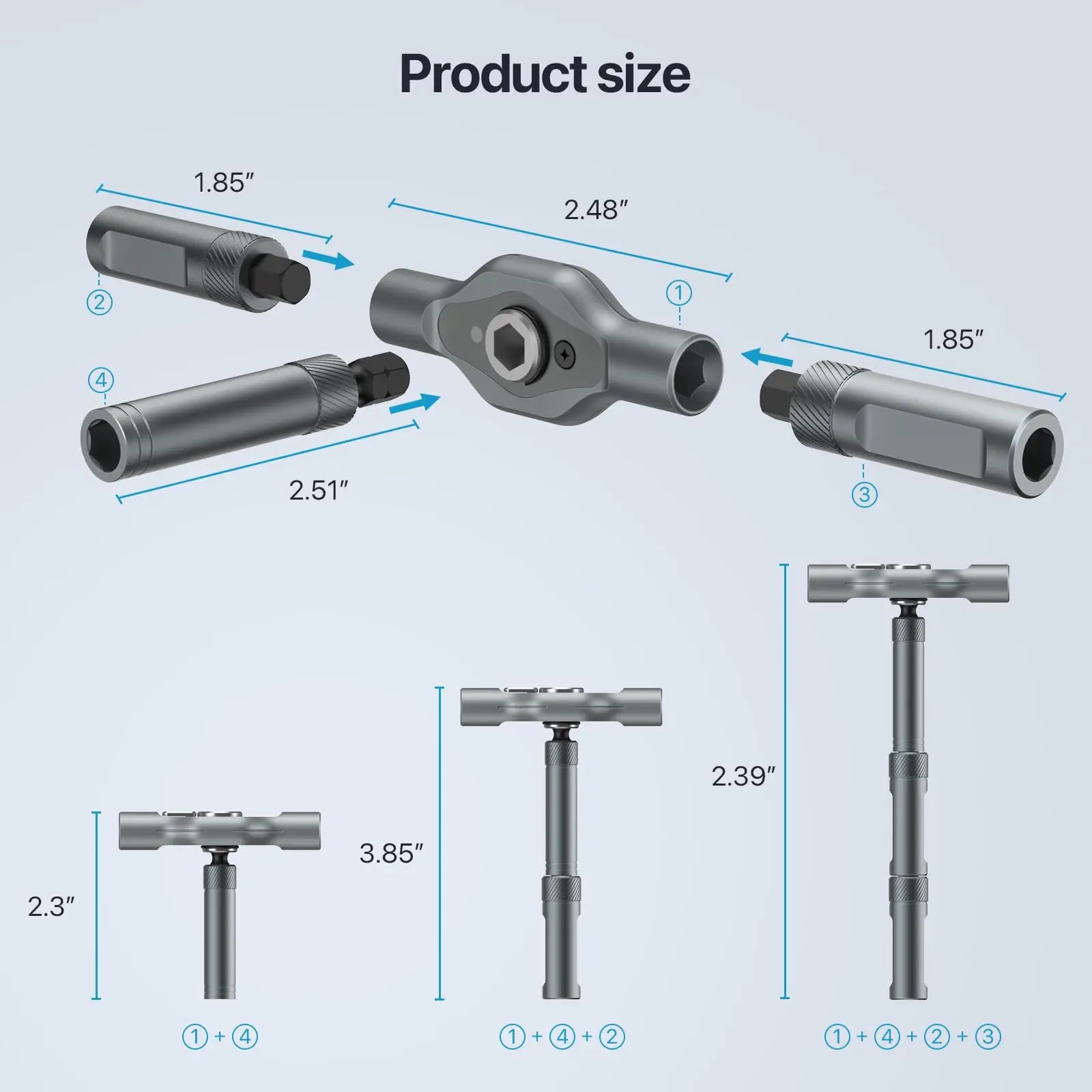 24in1 Multifunction Ratchet Screwdriver
