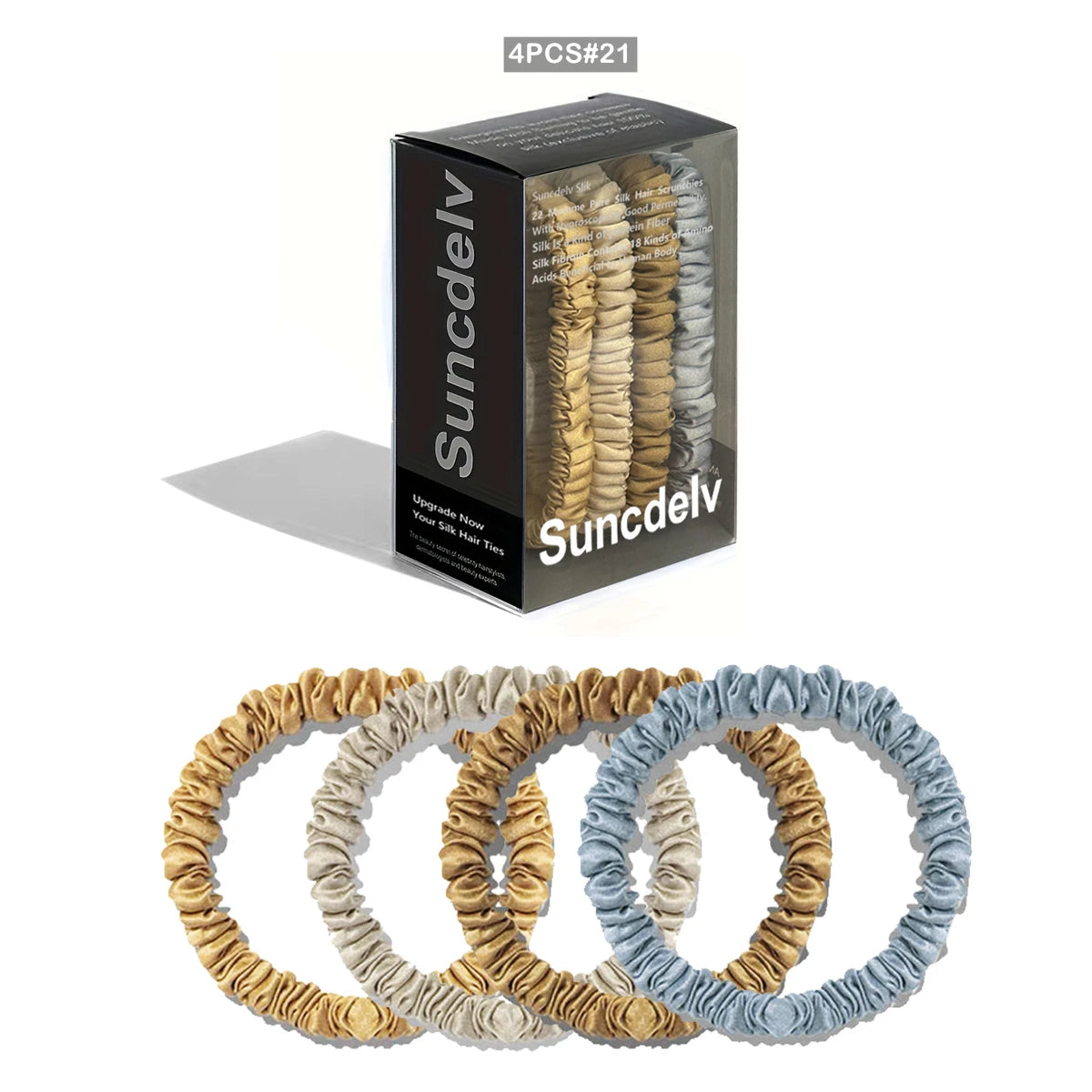 High Quality Hair Scrunchies 4PCS