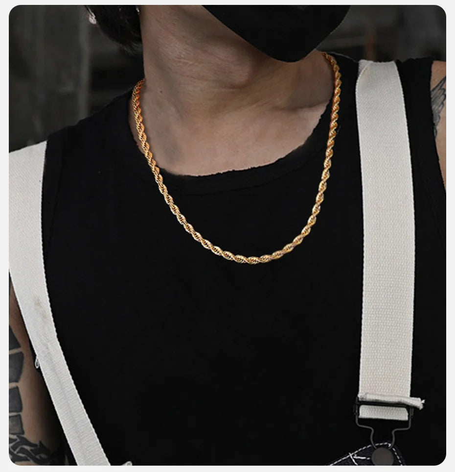 Gold Color Rope Chain