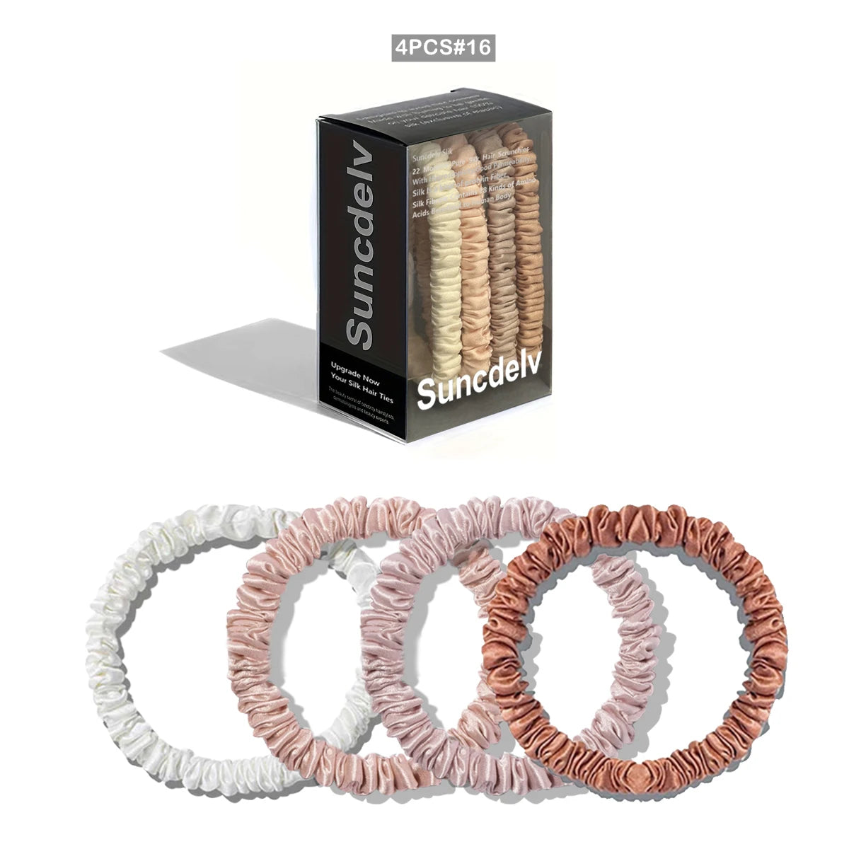 High Quality Hair Scrunchies 4PCS