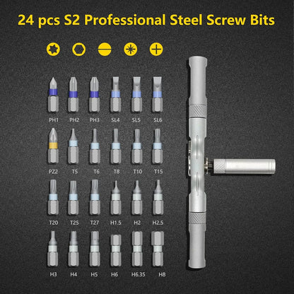 24 in 1 Ratchet Screwdriver Set