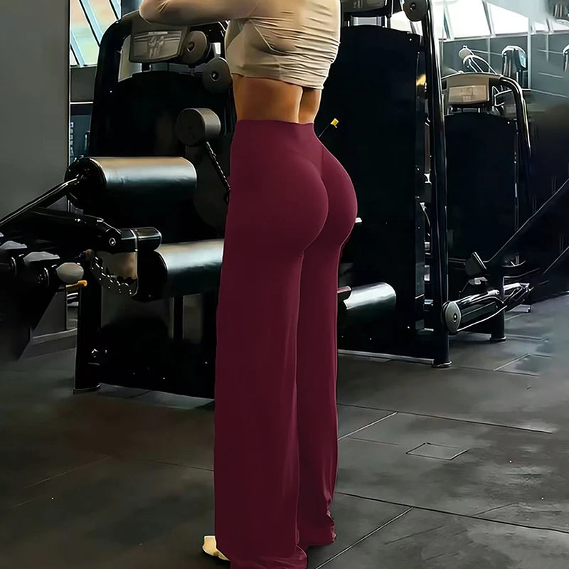 High Waisted Wide Leg Leggings Women