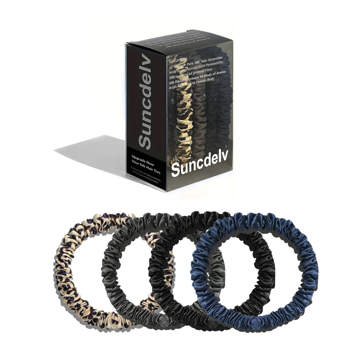 High Quality Hair Scrunchies 4PCS