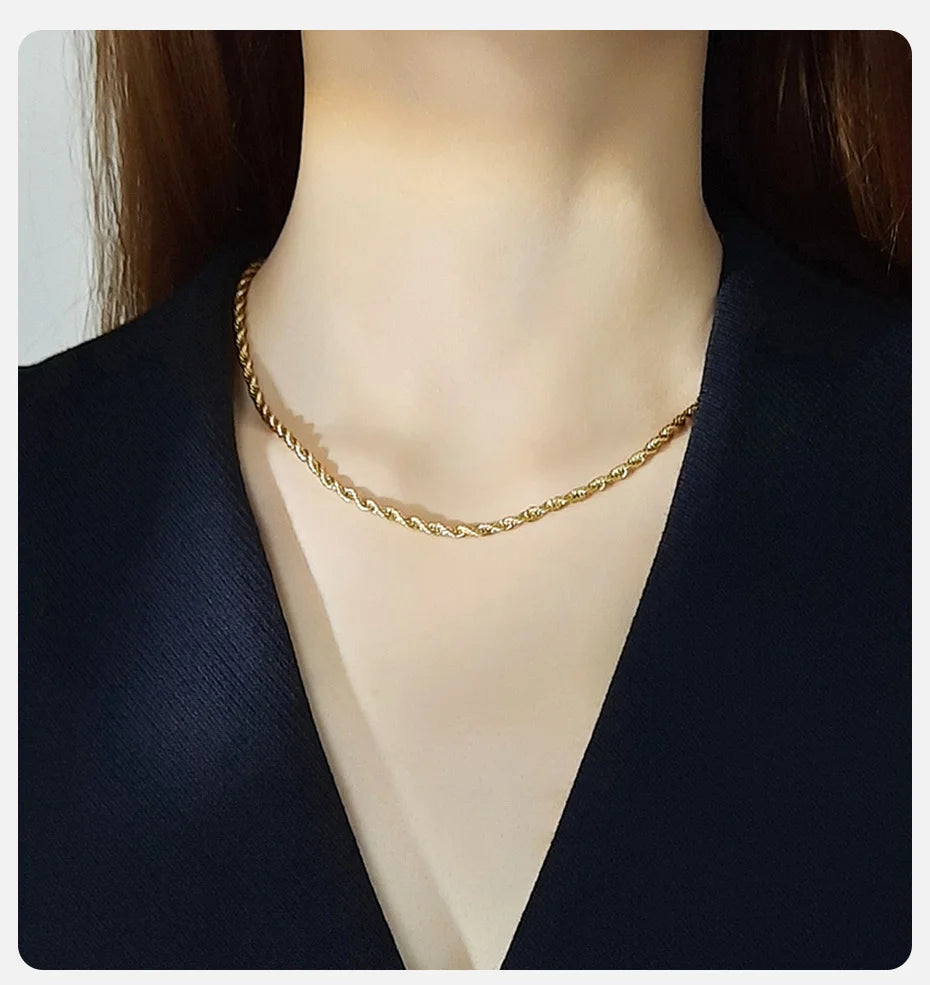 Gold Color Rope Chain