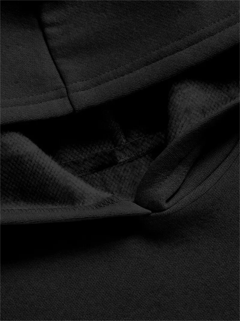 fashionable hooded sweatshirt heart-shaped pattern print