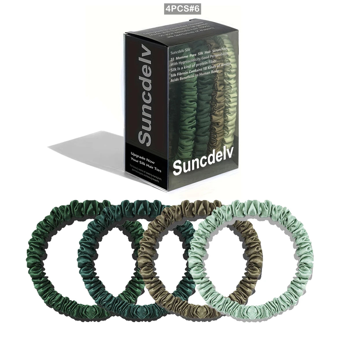 High Quality Hair Scrunchies 4PCS